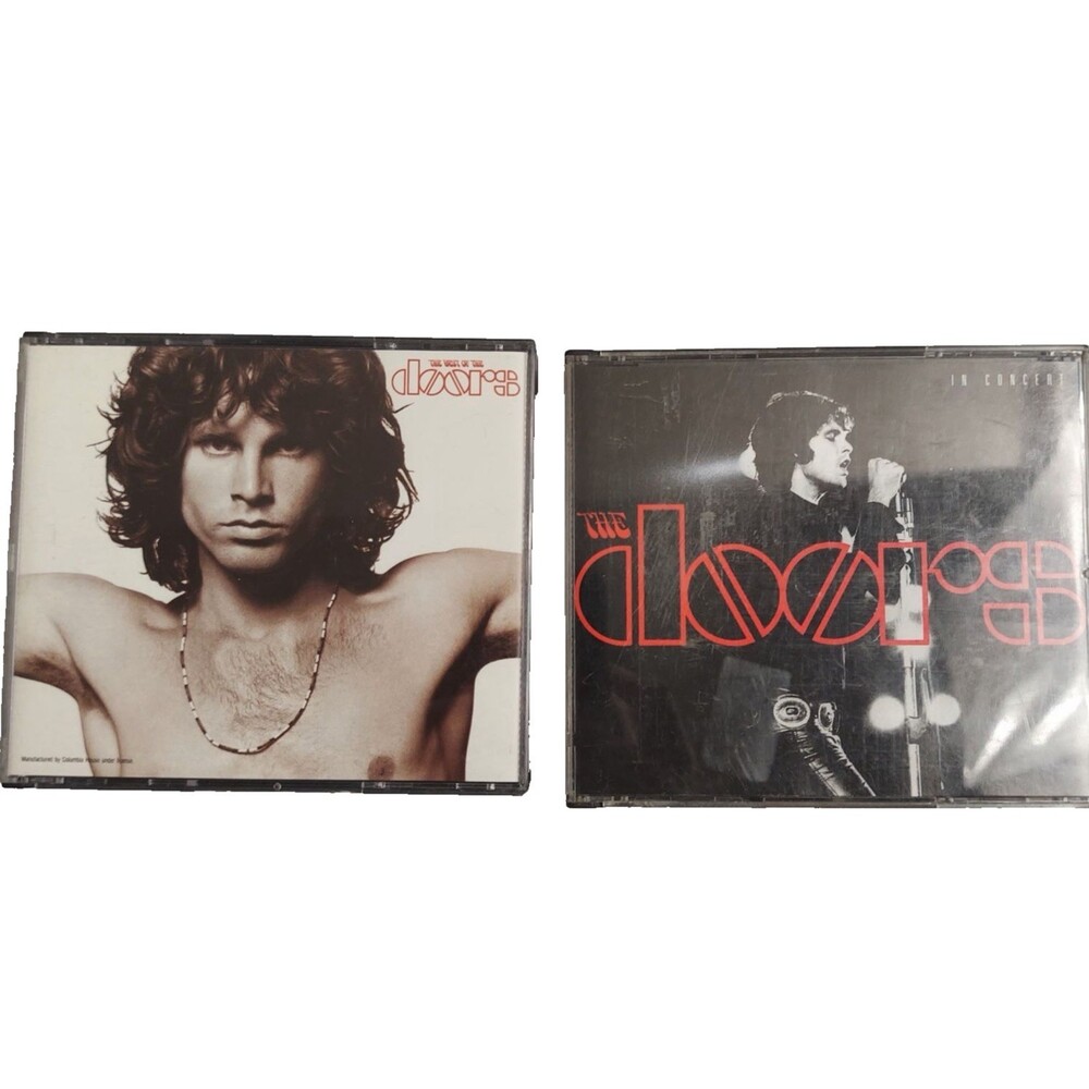 The Doors In Concert 2 CD Set 1991 and The Best of the Doors 2 CD Set 1985